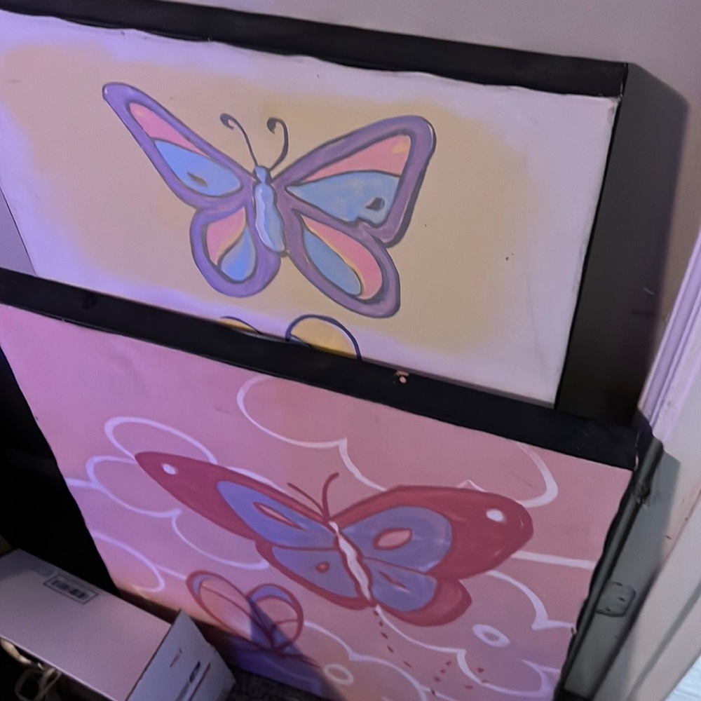 Butterfly paintings